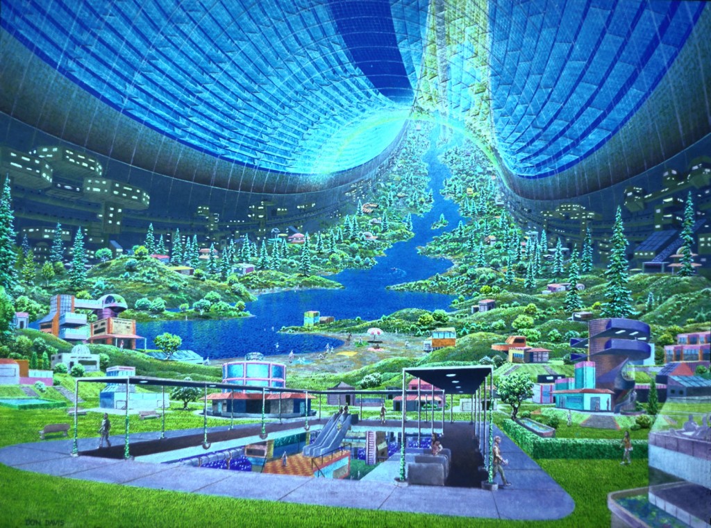 futuristic environment